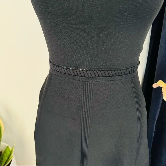 French Connection Tia Tobey Flare Dress, Little Black Dress, Black, Size 2 NWT - Picture 9 of 15